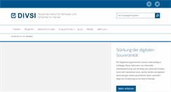 Desktop Screenshot of divsi.de